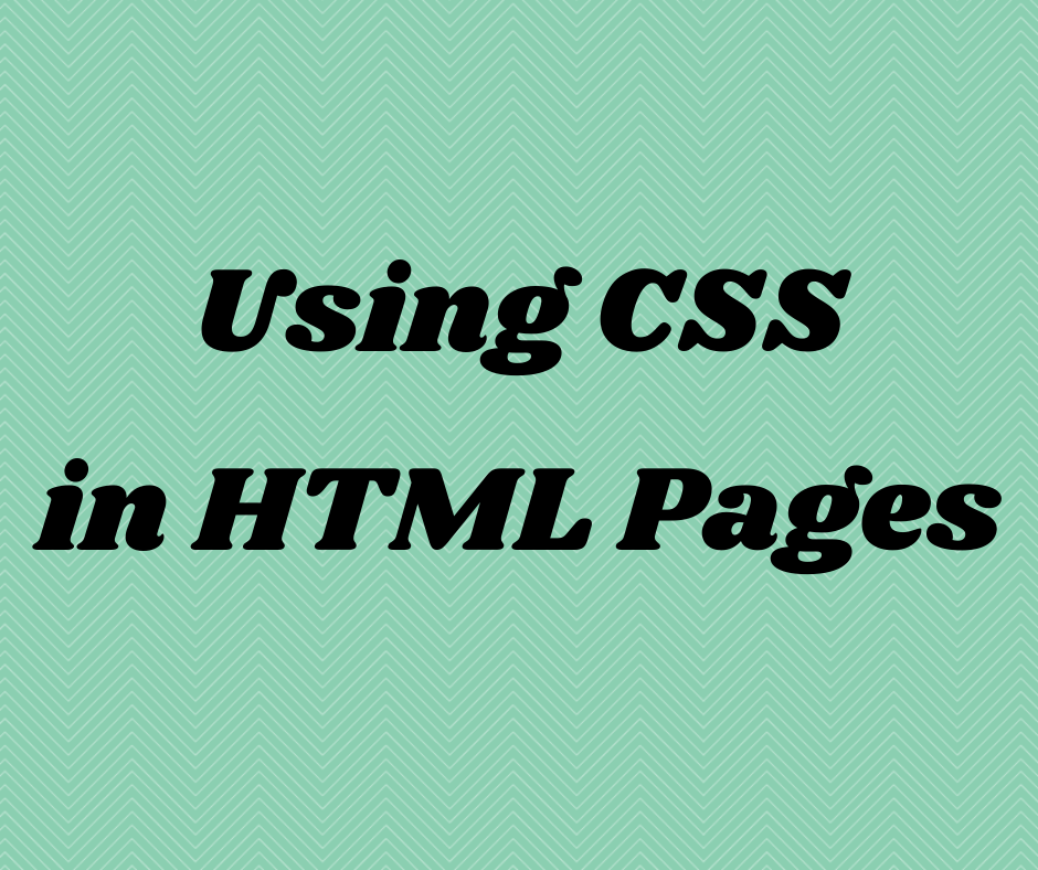 how-to-use-css-in-html-pages