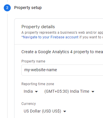 वेबसाइट को Google Analytics से लिंक करना