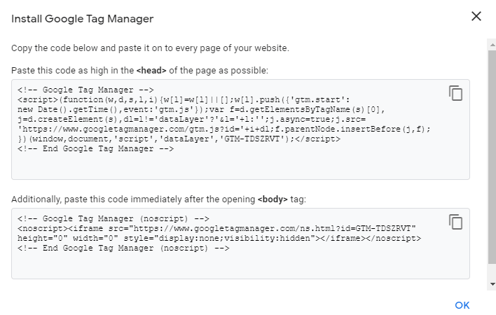 google टैग मैनेजर को google analytics से जोड़ना